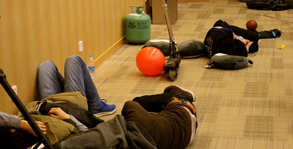 250 of the world's top student programmers competed in HackShanghai, a 24-hour coding marathon. November 15-16, 2014. (Photo by Sunyi Wang)