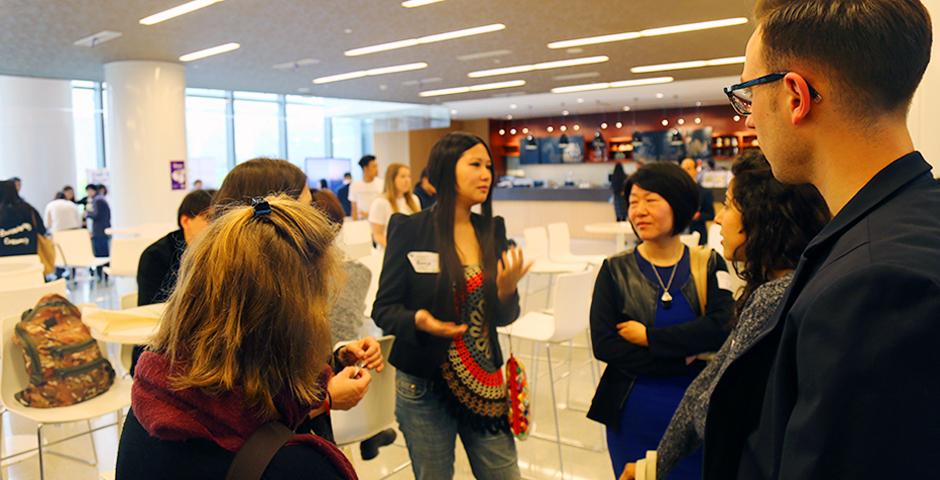 The NYU Shanghai student-organized Sustainable Development Conference on April 16 brought together industry leaders for discussions on factoring external costs into business decisions. (Photos by: Sevi Reyes)