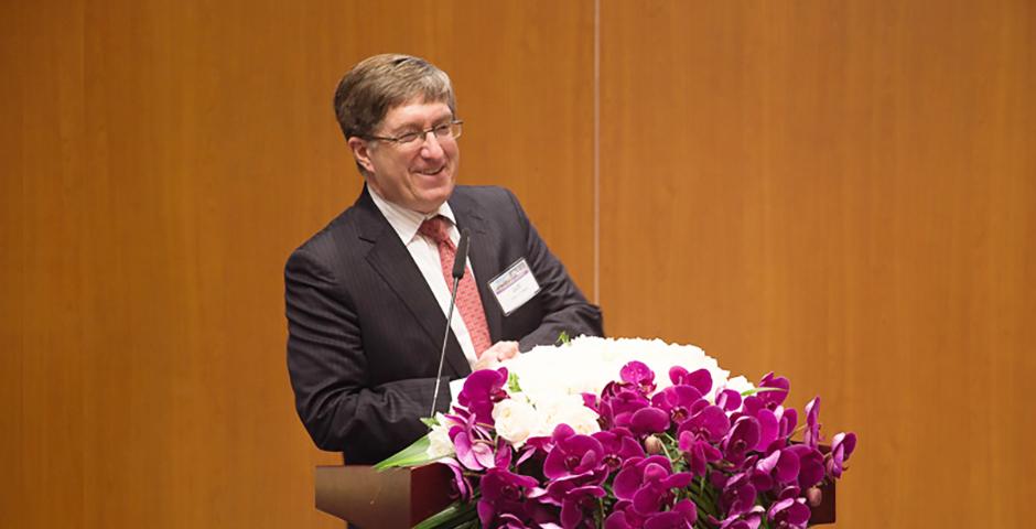 Inauguration of NYU Shanghai - Pudong Forum on Economics, Business, and Finance, October 27, 2014. (Photo by Anna Perez)