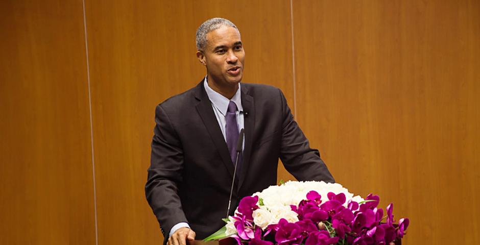 Inauguration of NYU Shanghai - Pudong Forum on Economics, Business, and Finance, October 27, 2014. (Photo by Anna Perez)