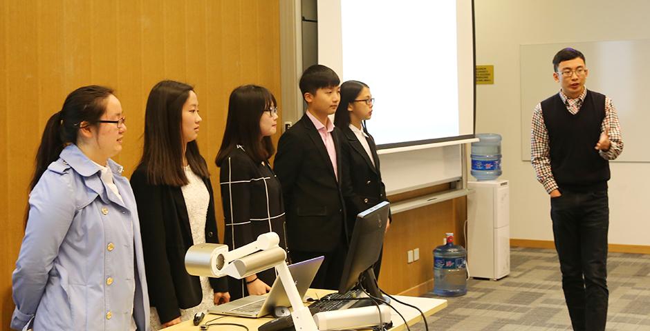 More than 140 students from universities all over Shanghai participated in the student-run 2016 Sand Table business competition on the weekends of March 5 and March 12. (Photo by: NYU Shanghai)