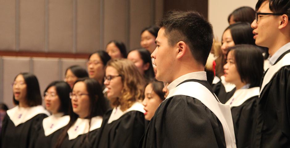 Enjoy fragments from the End of Year Music Concert with NYU Shanghai Chorale, Instrumental Chamber Ensemble, Erhu Class, Bamboo Flute Class and Private Voice Classes. (Photo by: NYU Shanghai)