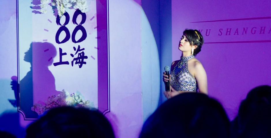 NYU Shanghai students enjoyed a timely diversion from end-of-semester exams with the Amethyst Spring Formal on April 28. (Photo by: NYU Shanghai)