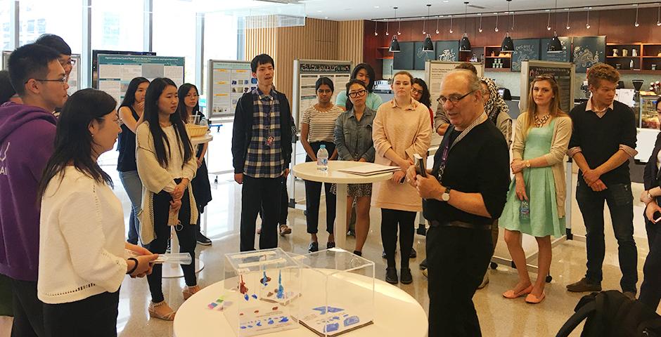 Foundation of Science students explored the Shanghai Natural History Museum, on a visit led by Professor David Fitch on May 17, and, earlier in the month, presented their Crystal Project work with instructors Lu Zhang, Wenshu Li and Lin Jin. (Photos by: NYU Shanghai)