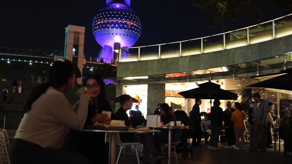 Follower: The iconic Oriental Pearl Tower - appropriately illuminated in NYU Shanghai purple - forms the backdrop for this thriller, which puts a sinister twist on the common social media term. Filmmaker Cao Haomin ’24 said that despite the technical difficulties the group went through trying to film many scenes in the dark, One in 24 was a great experience. “The idea of making a film within 24 hours is really unique and exciting, so we used this opportunity to challenge ourselves and meet new people.”