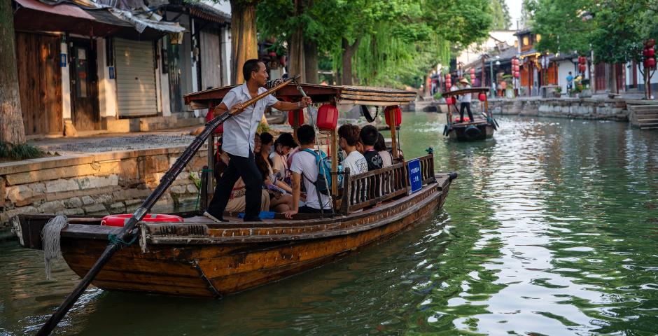 Study Away Cultural Excursion - Boating Tour at Ancient Watertown Zhujiajiao
