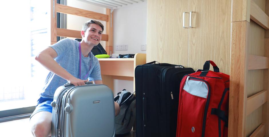 Students from 47 countries around the world moved into their new home at Jinqiao residence today. Here are some of our favorite moments from an at times very wet Move-In Day! (Photo by: Jia Li )