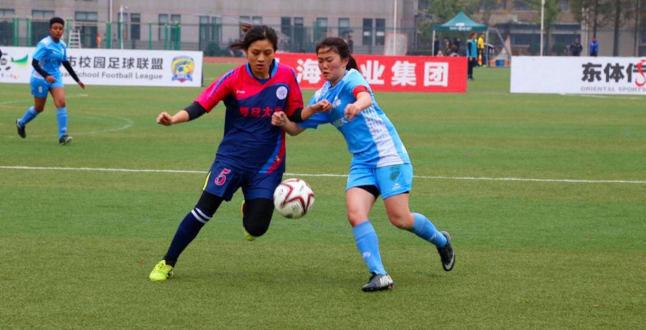 On November 21, NYU Shanghai women&#039;s soccer team won the second place in the Finals of the Shanghainese Collegiate League.
