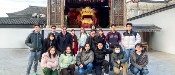 A January term class of 14 students from NYU Shanghai, NYU, and NYU Abu Dhabi raced to document Sanlin Old Town, a historic community near campus that is slated for demolition in the coming months. The students created a digital archive that preserves not just buildings, but the voices and experiences of the people who have lived there for generations