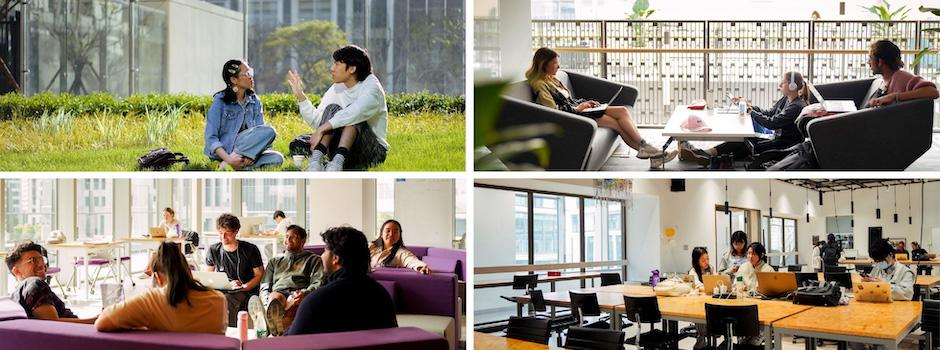 study spaces on new bund campus
